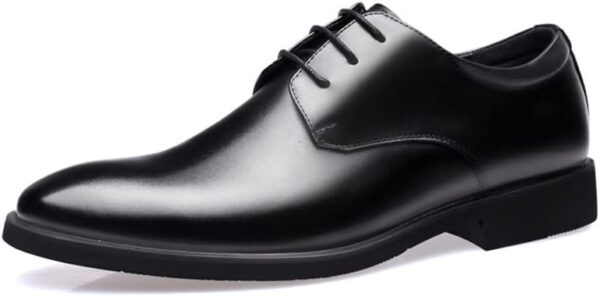 Men’s Modern Classic Dress Shoes – Slip-On Oxford Formal Business Shoes