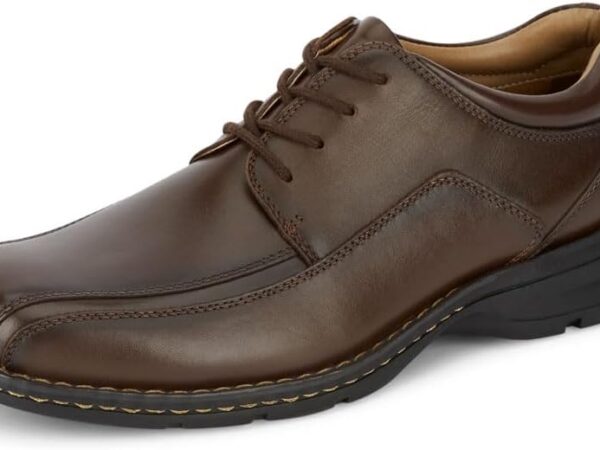 Men’s Casual Leather Oxford Shoes – Lightweight Everyday Formal Shoes