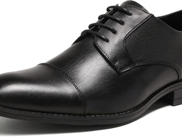 Men’s Classic Oxford Dress Shoes – Formal Business Lace-Up Style